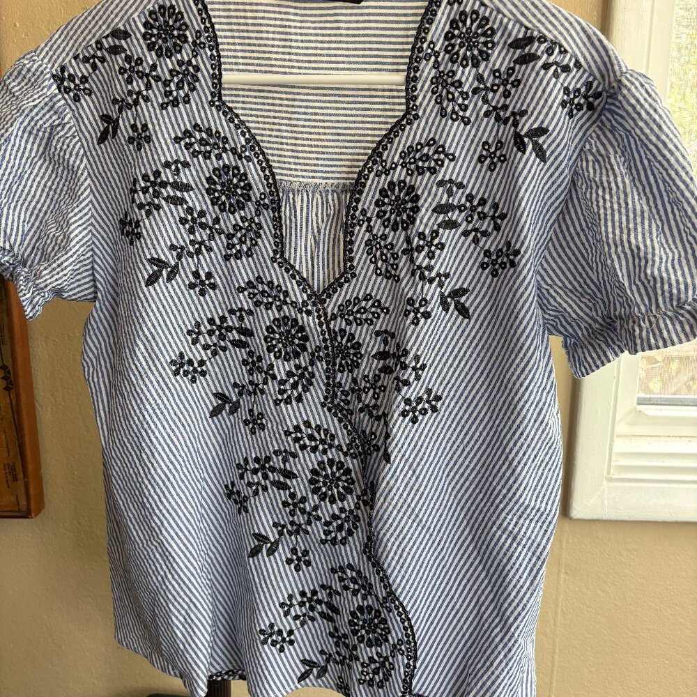 Zara Basic Blouse- Size M- great condition